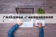 广州少儿篮球培训（广州篮球培训班招生简章）