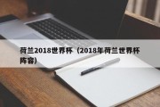 荷兰2018世界杯（2018年荷兰世界杯阵容）